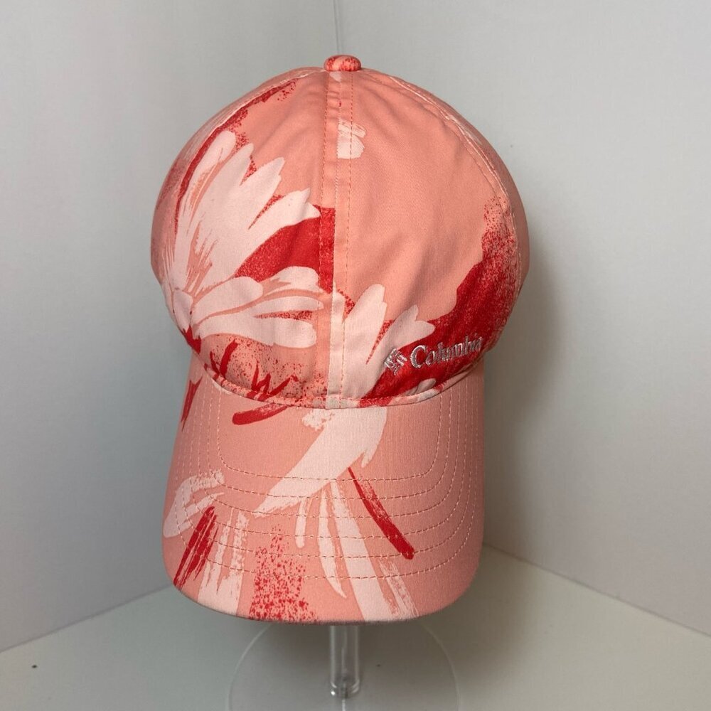 Columbia Women’s Floral Print Performance Cap – Pink/Red
